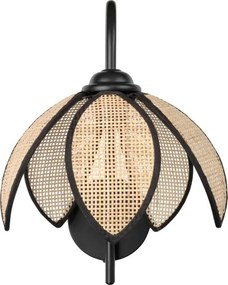 Osram - Lampă de perete DECOR RATTAN 1xE27/15W/230V bej/negru
