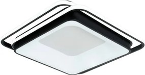 Brilagi - plafonieră LED dimmabilă FLARE LED/102W/230V 50x50 cm neagră + telecomandă