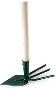 Sapaliga, ascutita, cu coada lemn, 3 dinti, 100 cm