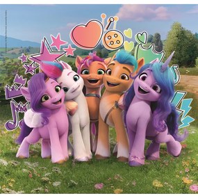 Micul meu ponei Doodles Puzzle Clementoni 3x48 piese