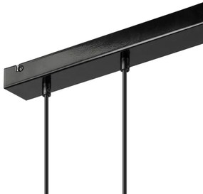 Candelabru pe cablu SIMON 3xE27/60W/230V negru