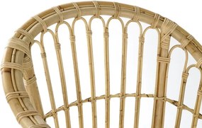 Fotoliu de exterior, natur, din rattan, Naturys
