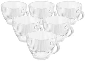 Altom Set de căni de sticlă Selena 390 ml, 6 buc