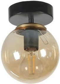 Lustra 846STL5215, negru/transparent, sticla/metal, 15x20 cm