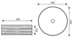 KR-74 chiuvetă cu design ceramic