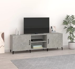 vidaXL Comodă TV, gri beton, 150x30x50 cm, lemn compozit