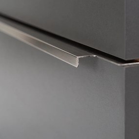 Dulap inferior Vario Trim 80 cu lavoar stejar-antracit