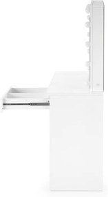 Masuta de toaleta Hollywood alb - H140 cm
