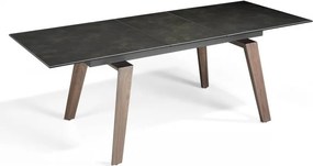 Masa dining extensibila design modern Walnut, 180-230x90cm AC-DT797