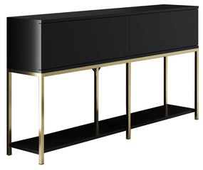 Măsuță consolă Vibubi 1 (negru + auriu) . 1093377