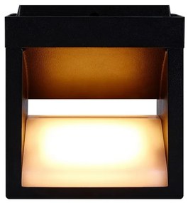 Aplica Perete Exterior, Lumina Indirecta, Protectie IP54, Rivo negru