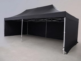Cort de petrecere 8 × 4 m Profi Hexa, Albastru