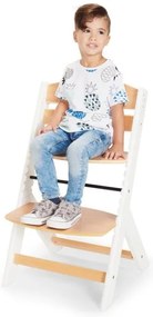 Scaun de masă pentru bebeluși ENOCK alb KINDERKRAFT