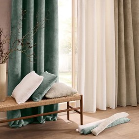 Draperie verde din microflanel 140x240 cm Flanela – douceur d'intérieur