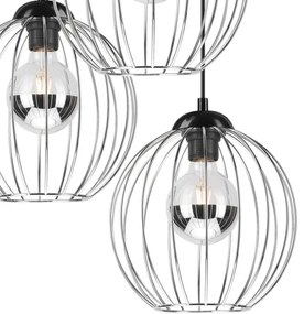 Lustră pe cablu ZOYA 3xE27/60W/230V crom lucios