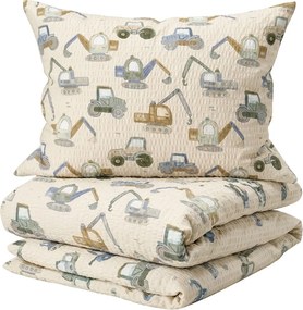 Lenjerie de pat din crep pentru patut Renforcé DIGGERO colorat Dimensiune lenjerie de pat: 45 x 65 cm | 90 x 140 cm