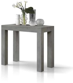 Consola extensibila tip masa ADELLE - GRI CIMENT - 300 cm/90 cm /76 cm - 12
