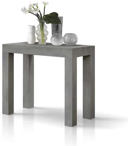 Consola extensibila tip masa ADELLE - GRI CIMENT - 300 cm/90 cm /76 cm - 12