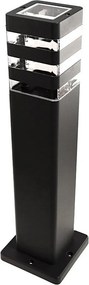 Lampă de exterior SANTA 1xE27/60W/230V, 50 cm, IP54, negru