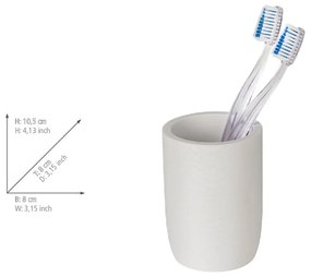 Suport pentru periuța de dinți alb din polirășină Altavalle – Wenko