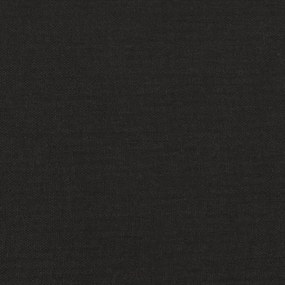 Taburet, negru, 45x29,5x39 cm, textil piele ecologica Negru