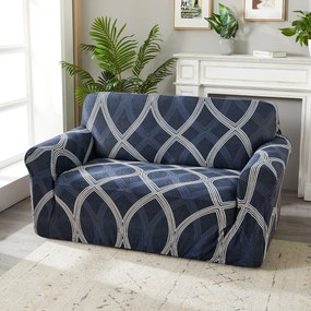 Husă elastică pentru fotoliu 4Home Elegant albastru , 90-140 cm + față de pernă gratis, 90-140 cm