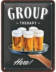 Placă metalică Group Therapy