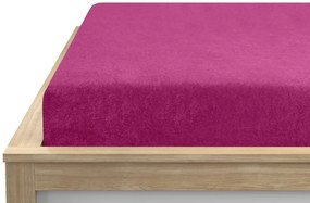 Cearceaf frotir EXCLUSIVE purpuriu 180 x 200 cm