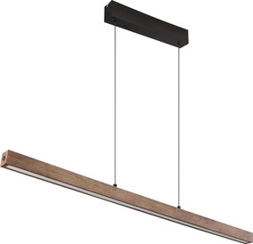 Globo 17015 - Lustra OLIVUS suspendată pe cablu, LED reglabil cu comutare tactilă/24W/230V 3000K maro