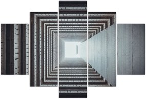 Tablou - Vedere din interiorul clădirii (150x105 cm)