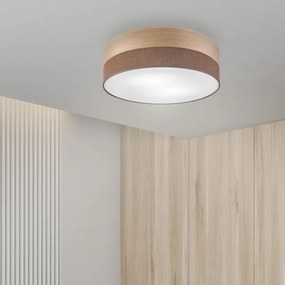 Plafonieră SIRJA WOOD 2xE27/15W/230V d. 45 cm maro/stejar