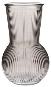 Vază de sticlă Silvia, negru, 11 x 17,5 cm