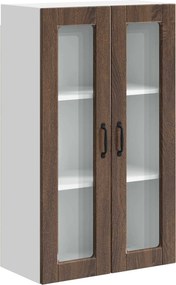 vidaXL Dulap de bucătărie Stejar închis 60 x 31 x 100 cm Lemn compozit