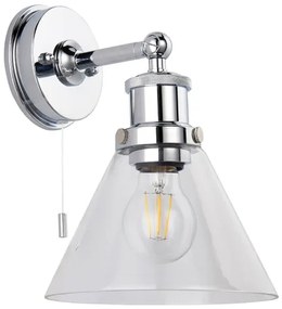 Endon 95513 - Aplica de perete pentru baie TOULON 1xE27/10W/230V IP44 crom lucios