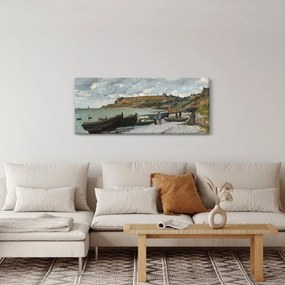 Tablou - Claude Monet, Sainte Adresse, reproducere (120x50 cm)