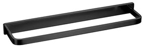 Suport de perete pentru prosoape OMNIRES DA70230BL DARLING 37 cm negru semimat