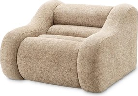 Fotoliu design LUX Carbone, Lyssa sand