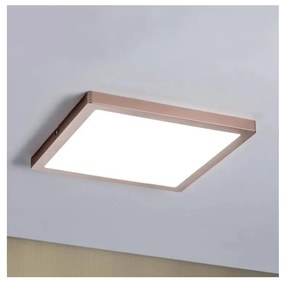 Panou aplicat LED/20W Paulmann 70941 ATRIA 230V 4000K 30x30 cm roz-auriu