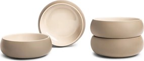 Boluri mici bej 4 buc. pentru supă/pentru ramen din gresie 1 l Terra Vira – Bonami Selection
