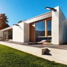 Lampă stradală solară LED cu senzor, 40W, 9,6V, IP65, 4000K + telecomandă