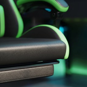 Vinsetto Scaun Gaming cu Înălțime Reglabilă, Scaun Gaming Ergonomic cu Spătar Rabatabil, 65x65x121-129 cm, Negru | Aosom Romania