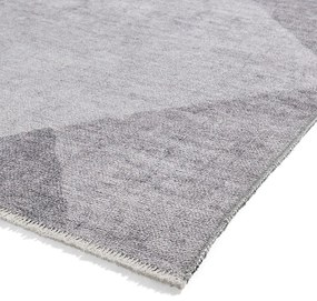Covor gri deschis lavabil din amestec de bumbac 122x170 cm Whisper – Think Rugs