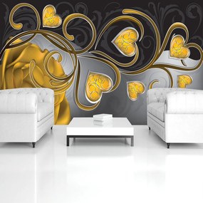 Fototapet - Arta florală - abstract (152,5x104 cm)