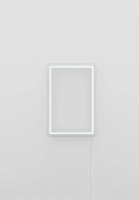 Decorațiune luminoasă de perete Candy Shock Rectangle, 30 x 40 cm, alb