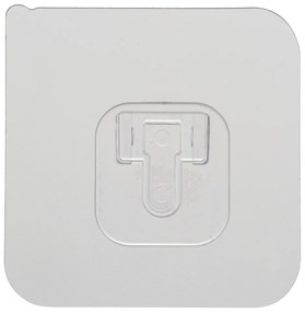 Perie de WC albă autoadezivă din plastic Zalana – Allstar