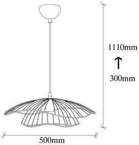 Lustra Tel - 6501 Cupru