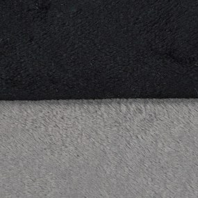 Pat pentru animale de companie gri pentru câini din piele întoarsă ø 50 cm Flakes – Love Story