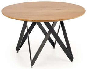 Masa de bucaterie Mozambic, stejar auriu / negru