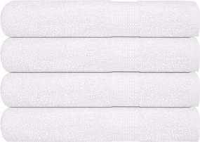 vidaXL Prosoape de saună, FROGN, 4 buc., alb, 80x200 cm, 360 g/m²