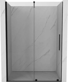 Mexen Velar uși de duș culisante 140 cm, transparent, negru - 871-140-000-01-70